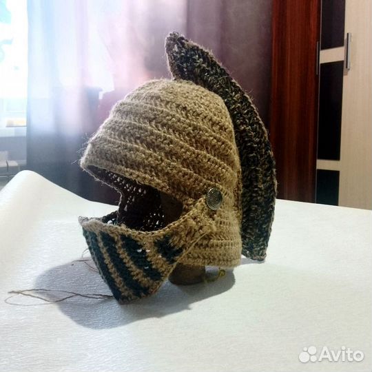 Шапка для бани из джута