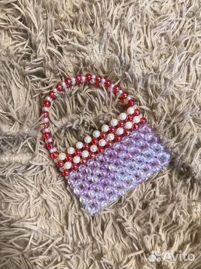 Сумка из бусин ручной работы