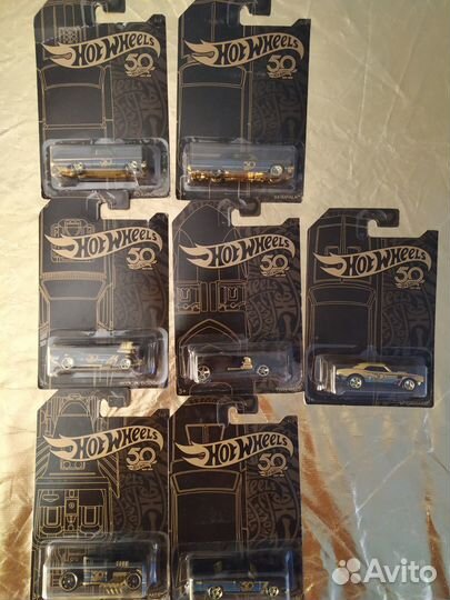 Машинки hot wheels 50 лет набор 6+1 67 Camaro