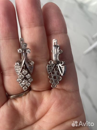 Серьги с бриллиантами