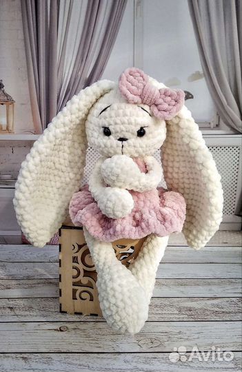 Кролик, заяц, зайка (вязаные игрушки )