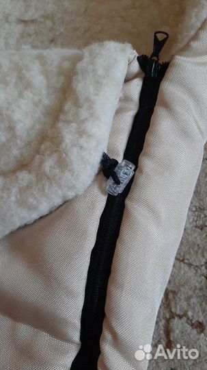 Меховой конверт в коляску womar zaffiro