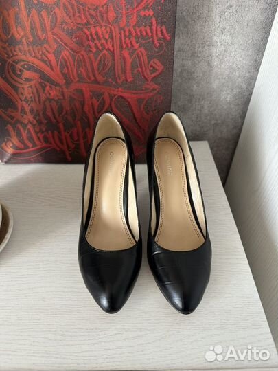 Кожаные туфли женские