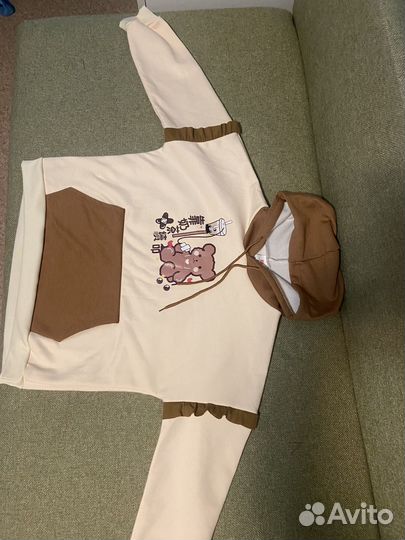 Костюм подростковый теплый трикотажный брючный