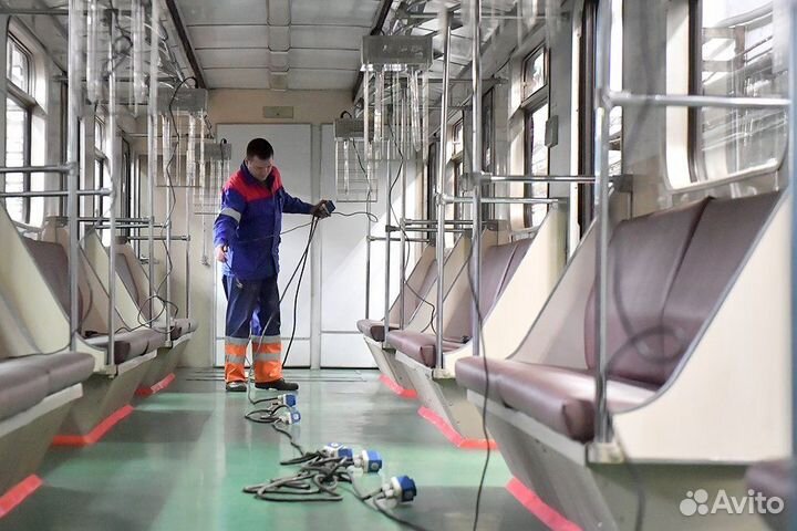 Уборщик вагонов метро/без опыта