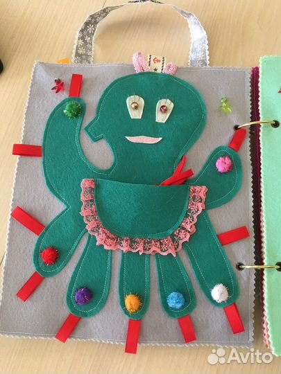 Развивающая игрушка новая из фетра