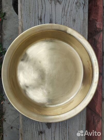 Латунный таз для варенья СССР