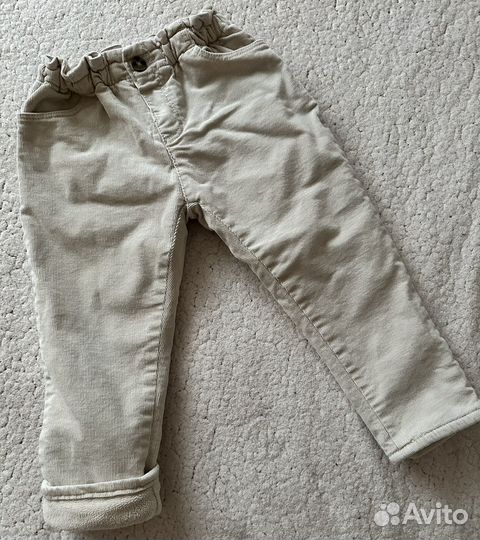 Теплые штаны zara на девочку
