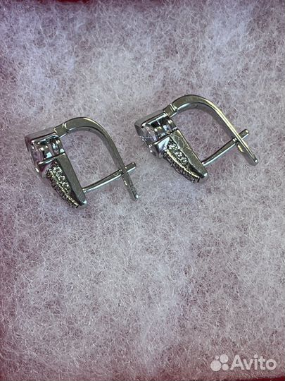 Серьги серебро 925 пробы