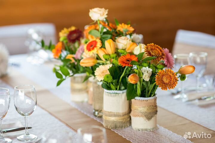 Бутылки с декором