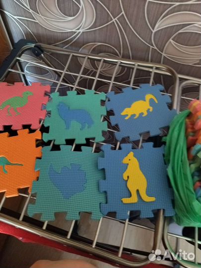 Детский коврик для ползания пазл