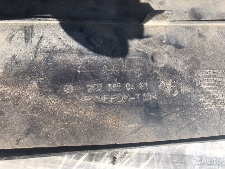 Нкладка под номер Mercedes W202