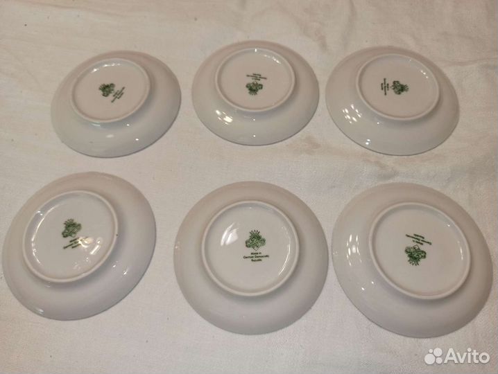 Кофейный фарфоровый сервиз гдр jlmenau СССР