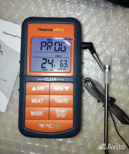 Электронный термометр Thermo Pro TP-06S для еды