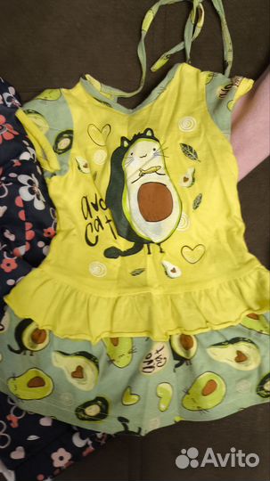 Пакет вещей на девочку 74 80 размер