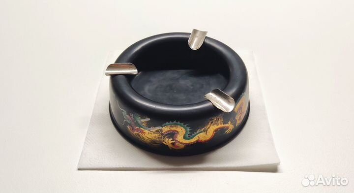 Пепельница Северная Корея 1957 г с драконом