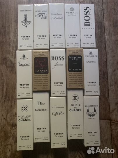Парфюм пакетом новый и бу, много разного парфюма