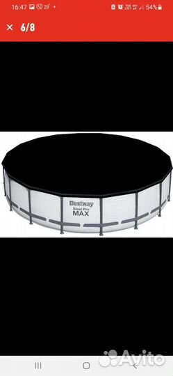 Каркасный бассейн 549x122