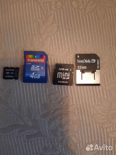 Карты памяти Transcend, Nokia,SanDisk
