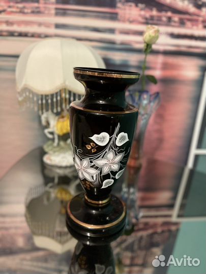 Ваза для цветов богемия чехия