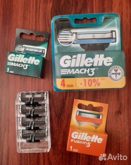 Кассеты gillette mach3