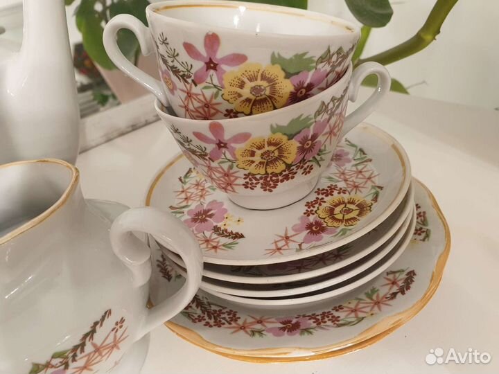 Кофейный Сервиз клеймо RPR Рига