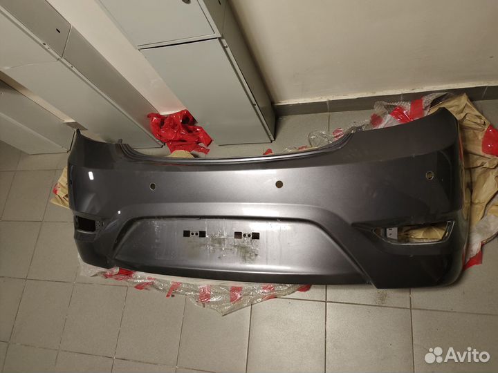 Задний бампер Hyundai Solaris 1