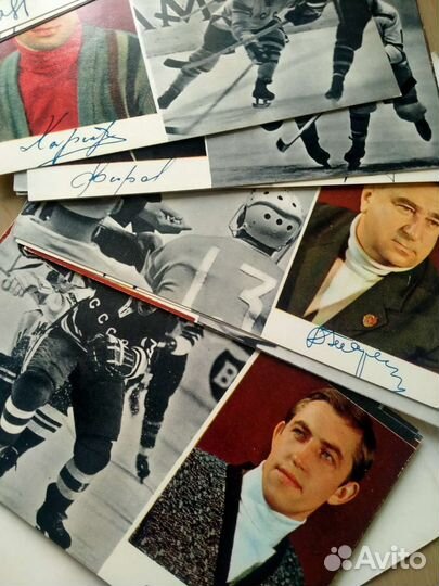 Открытки сборная хоккея СССР