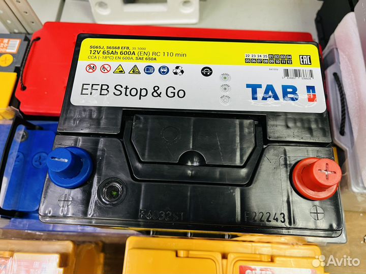 Аккумуляторы 65 Tab EFB на Mazda CX