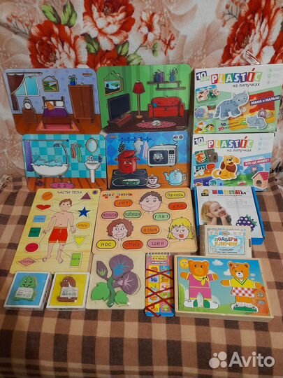 Развивающие игрушки деревянные.Новые