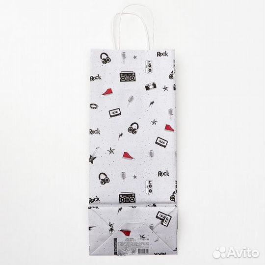 Пакет подарочный рок-н-ролл