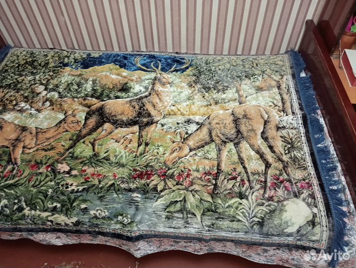 Плюшевый ковер СССР толстый
