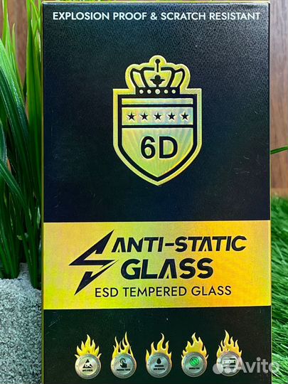 Стекло защитное iPhone 15 (Plus, Pro, Pro Max)