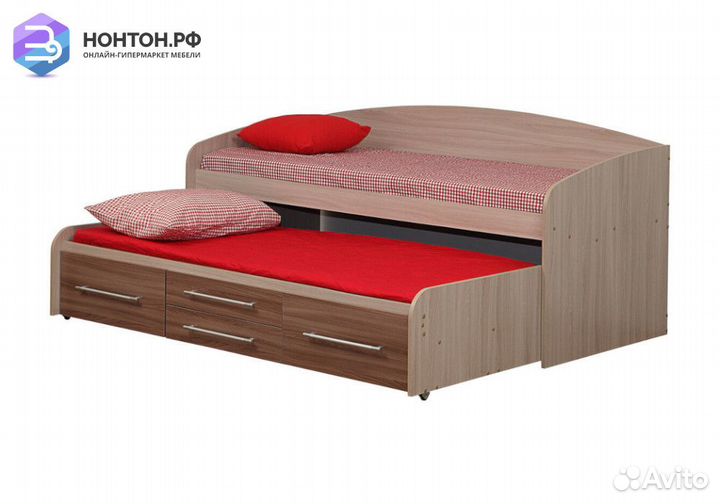 Двухъярусная кровать Адель-5 ясень шимо светлый