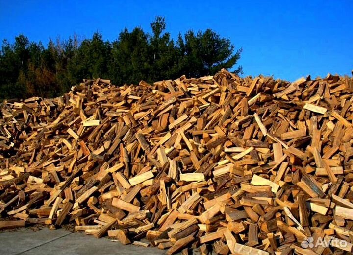 Дрова естесвенной влажности