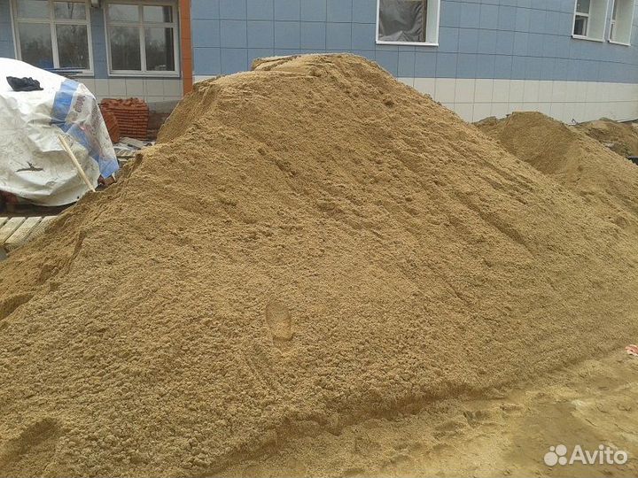 Песок гравий щебень доставка