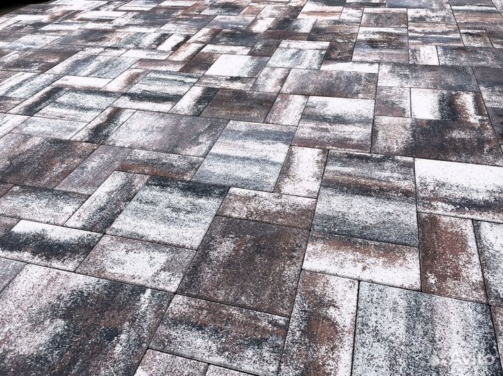 Плитка тротуарная паркетная колормикс