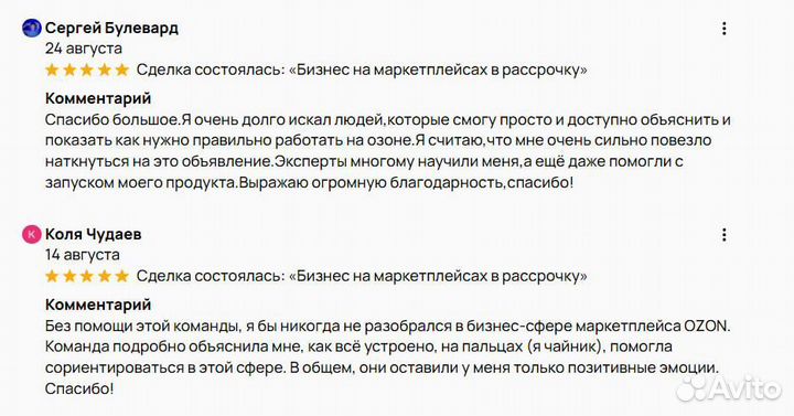 Бизнес на Wildberries и ozon 