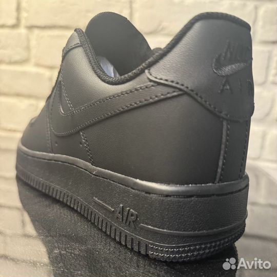 Кроссовки Nike air force 1 черные