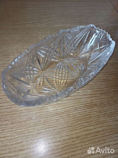 Хрустальная салатница СССР
