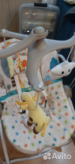 Детские электронные качели для новорожденных