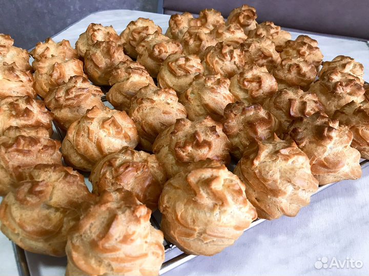 Профитроли/ Эклеры/ Пустые и с начинкой