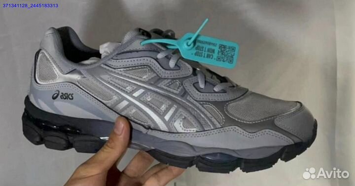 Кроссовки asics gel nyc grey оригинал