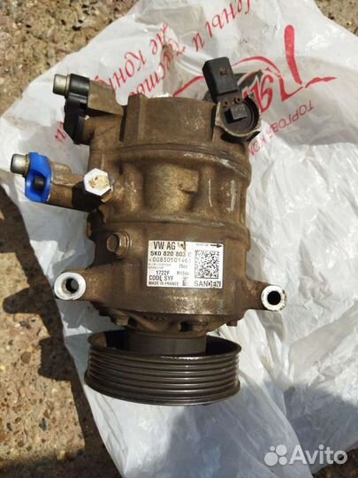 Компрессор кондиционера skoda octavia a5