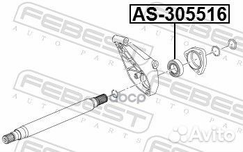 Подшипник опорный привода opel astra J 2010-201