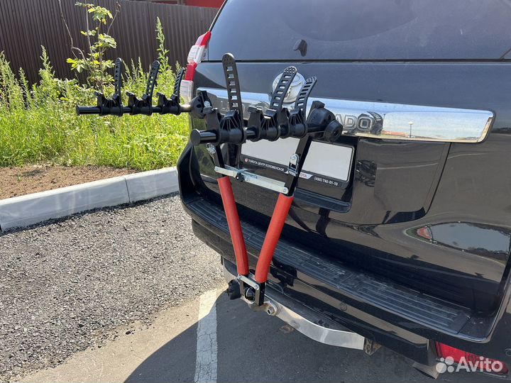 Велокрепление на фаркоп inter для 3х велосипедов