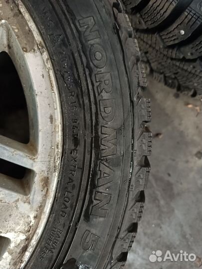 Колеса в сборе 205/55 R16,зима б/у, форд фокус 2