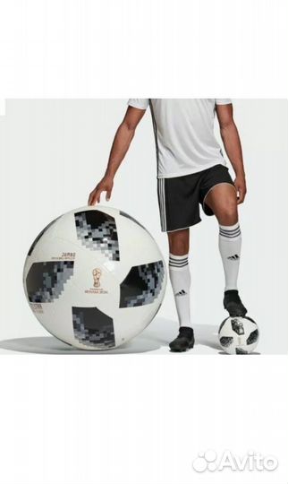 Большой Футбольный мяч adidas Телстар 80 см