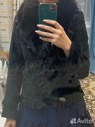 Кожаный пиджак