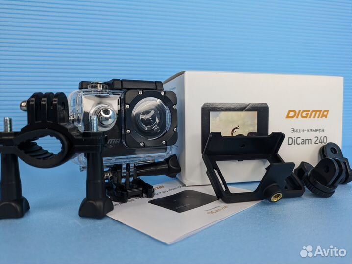 Экшен Камера Digma водонепроницаемая